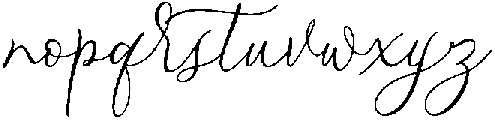 Bandeyra Regular otf (400) Font LOWERCASE