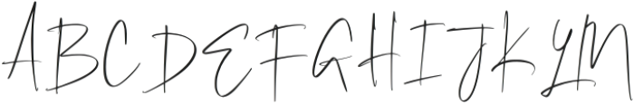 Banding Signature Regular otf (400) Font UPPERCASE