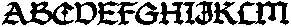Bandosa Regular otf (400) Font UPPERCASE
