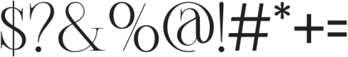 Banery-Regular otf (400) Font OTHER CHARS