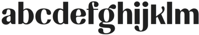 Baneta-Regular otf (400) Font LOWERCASE