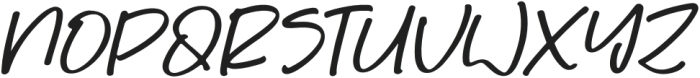 Banetty Italic otf (400) Font UPPERCASE