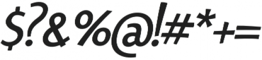 Bangbang Italic otf (400) Font OTHER CHARS