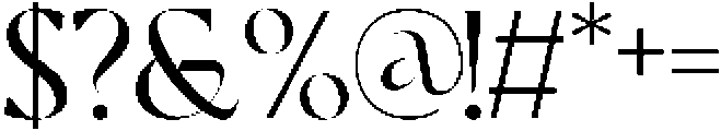 Bangit otf (400) Font OTHER CHARS