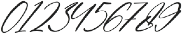 Bangkok Signature Italic otf (400) Font OTHER CHARS