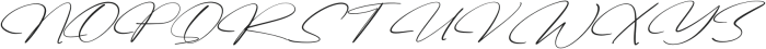 Bangkok Signature Italic otf (400) Font UPPERCASE