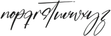 Bangkok Signature otf (400) Font LOWERCASE