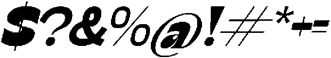 Bangkoq Italic otf (400) Font OTHER CHARS