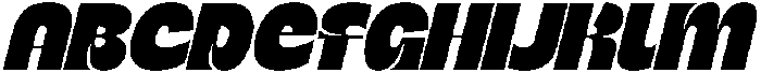 Bangkoq Italic otf (400) Font UPPERCASE