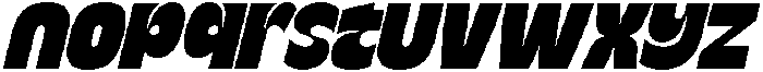 Bangkoq Italic otf (400) Font LOWERCASE