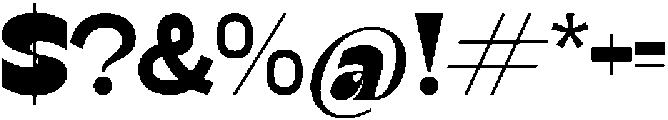 Bangkoq otf (400) Font OTHER CHARS