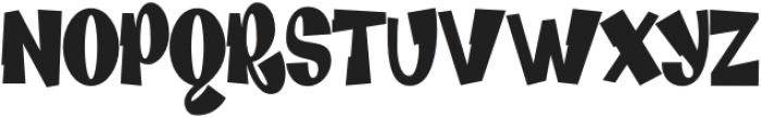 Bango Tango Regular otf (400) Font UPPERCASE