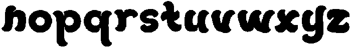 Bangos otf (400) Font LOWERCASE