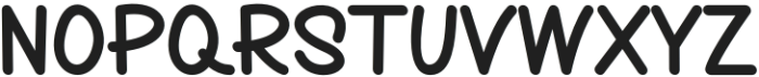 Bangpows Regular otf (400) Font LOWERCASE