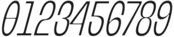 Banigar Condensed Light Italic otf (300) Font OTHER CHARS