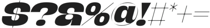 Banigar Extra Bold Italic otf (700) Font OTHER CHARS