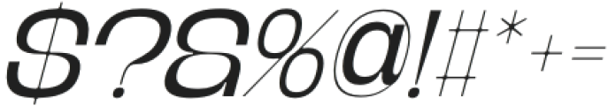 Banigar Light Italic otf (300) Font OTHER CHARS