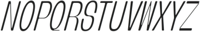 Banigar Round Condensed Light Italic ttf (300) Font LOWERCASE