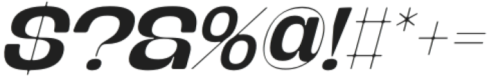 Banigar Round Medium Italic otf (500) Font OTHER CHARS