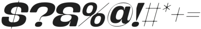 Banigar Round Semi Bold Italic otf (600) Font OTHER CHARS