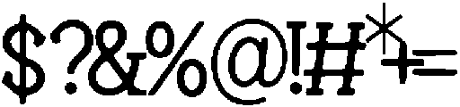 Banixe ttf (400) Font OTHER CHARS