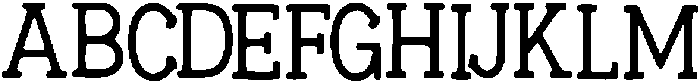 Banixe ttf (400) Font UPPERCASE