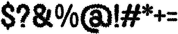 Banso Fuzzy Regular otf (400) Font OTHER CHARS