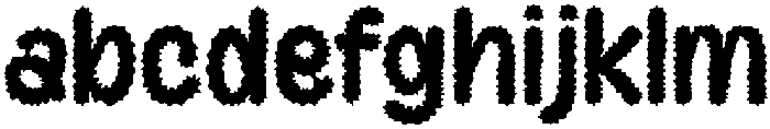 Banso Fuzzy Regular otf (400) FONT