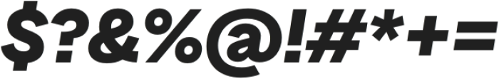 Banter Grotesk Black Italic otf (900) Font OTHER CHARS