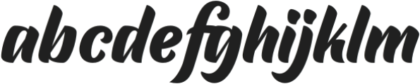 Banthani otf (400) Font LOWERCASE