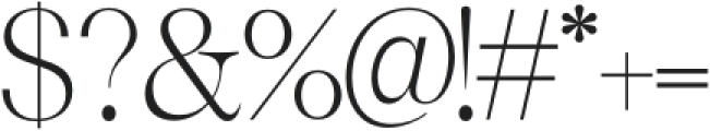 Banzela Regular otf (400) Font OTHER CHARS