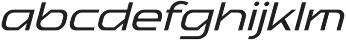 Baradig Medium Italic otf (500) Font LOWERCASE