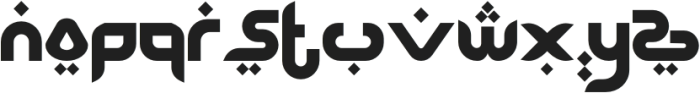 Barakallah otf (400) Font LOWERCASE