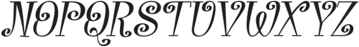 Barangrep Italic otf (400) Font UPPERCASE