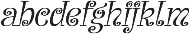 Barangrep Italic otf (400) Font LOWERCASE