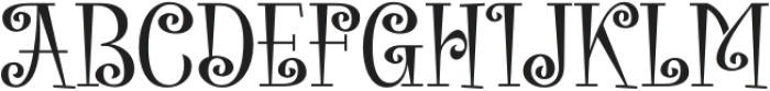 Barangrep Regular otf (400) Font UPPERCASE