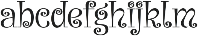 Barangrep Regular otf (400) Font LOWERCASE