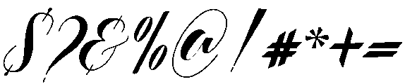 Barbara otf (400) Font OTHER CHARS