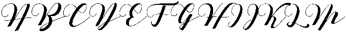 Barbara otf (400) Font UPPERCASE