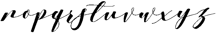 Barbara otf (400) Font LOWERCASE