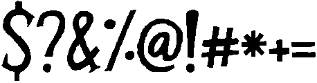 Barbarossa Regular otf (400) Font OTHER CHARS