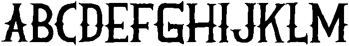 Barbarossa Regular otf (400) Font UPPERCASE