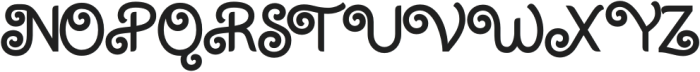 Barbella Regular otf (400) Font UPPERCASE