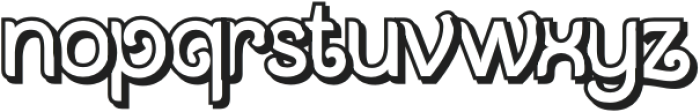 Barbella Shadow otf (400) Font LOWERCASE
