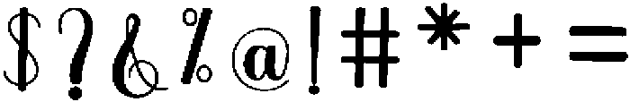 Barbie Maphia Bold Regular otf (700) Font OTHER CHARS