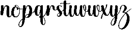 Barbie Maphia Bold Regular otf (700) Font LOWERCASE