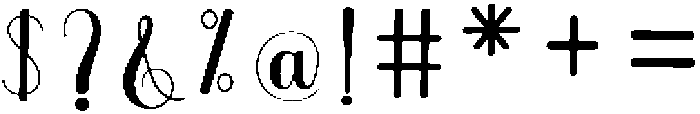 Barbie Maphia Regular otf (400) Font OTHER CHARS