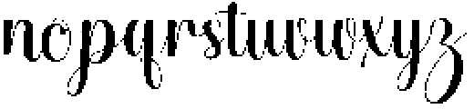 Barbie Maphia Regular otf (400) Font LOWERCASE