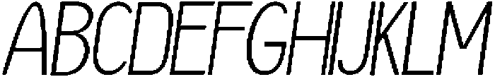 Barbie Maphia Vibes Italic Regular otf (400) Font UPPERCASE