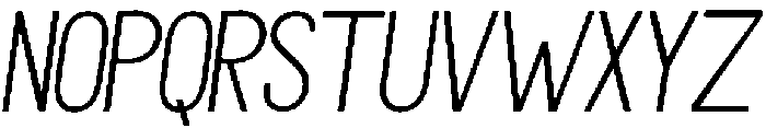 Barbie Maphia Vibes Italic Regular otf (400) Font UPPERCASE